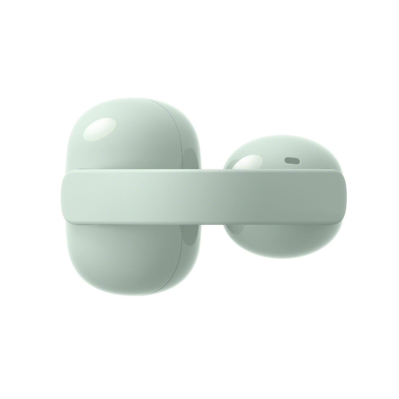 Sony In-Ear Kopfhörer - Linkbuds Clip, Grün - Kabellose Bluetooth Ohrhörer mit Clip-On-Design für sicheren Halt