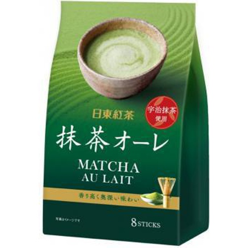 Nittoh Black Tea Matcha au Lait 11 g × 8 stuks × 6