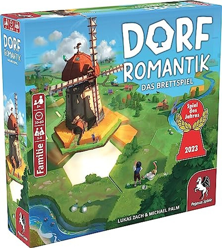 Pegasus Spiele Village Romantik - Das preisgekrönte Brettspiel (Spiel des Jahres 2023) für die ganze Familie