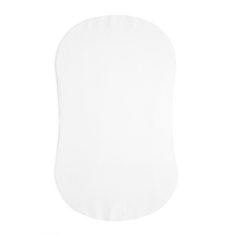 ® BassiNest® 100% Cotton Fitted Sheet White
