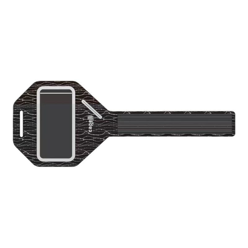 Capelli Sport Reflective Print-serie oortelefoonhoesje en telefoonarmband voor iPhone, waterbestendige sporttelefoonhouder, telefoonhoesje met rits en sleutelhanger voor 6,7-inch telefoon