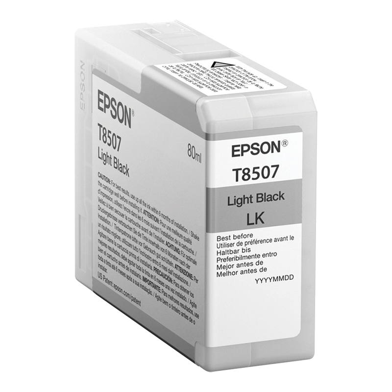 Epson enkelverpakking lichtzwart T850700