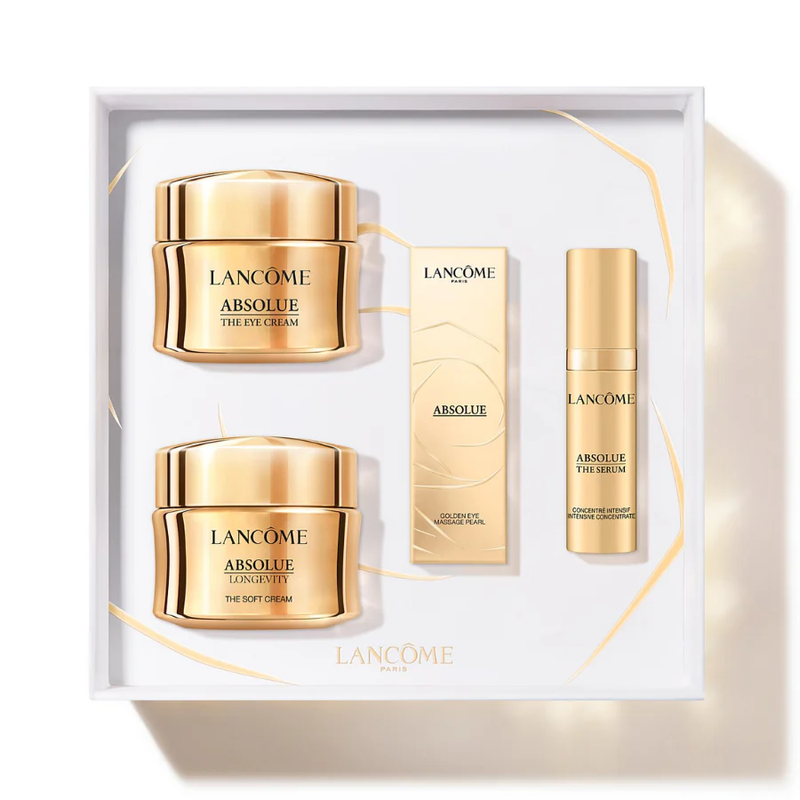 Lancôme Génifique oogcrème 20ml + Toner 15ml + Génifique oogserum 5ml + Gouden oogmassager