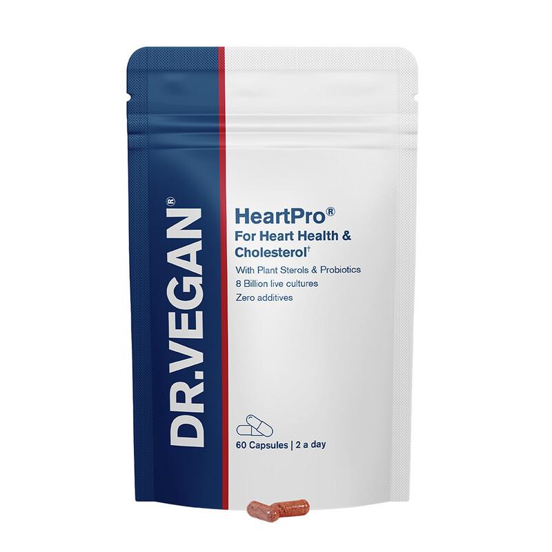 Dr.vegan Red/Black Heartpro Heart Support Capsules - 60 Capsules