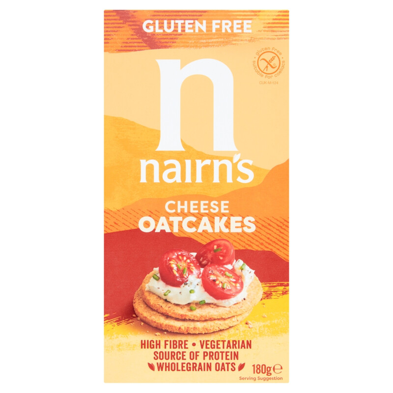 Gluten Free Cheese Oatcakes 180g