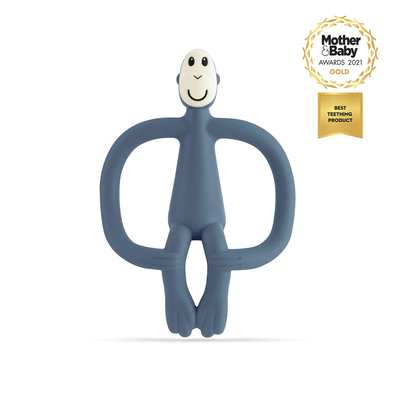 Original Monkey Teether 3+ Months Airforce Blue