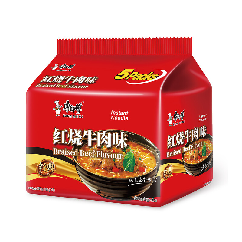 Master Kong Braised Beef Flavor 106G*5