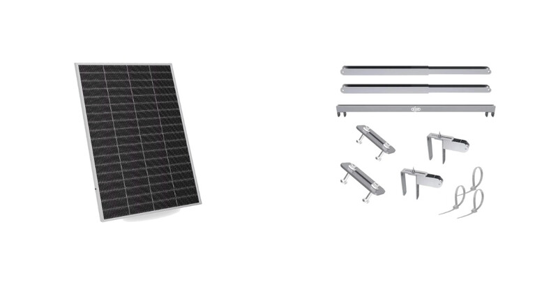 Ray Lite 200 W Solarpanel für Balkon mit Montagesystem (1 Stück/Packung)