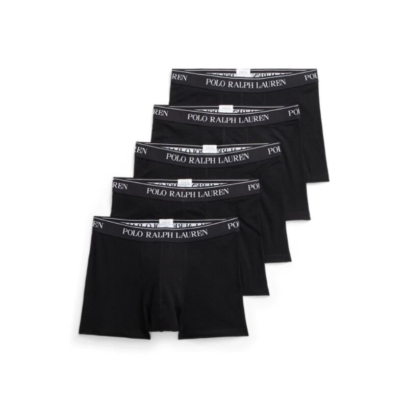 Classic Stretch Cotton Trunk 5-Pack 5PK Black M 714864292001