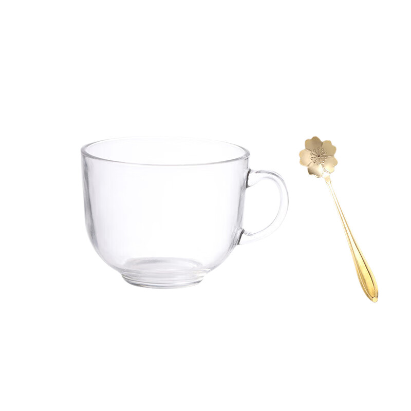 450ml Milk Cup with Spoon, Single-Piece Pack