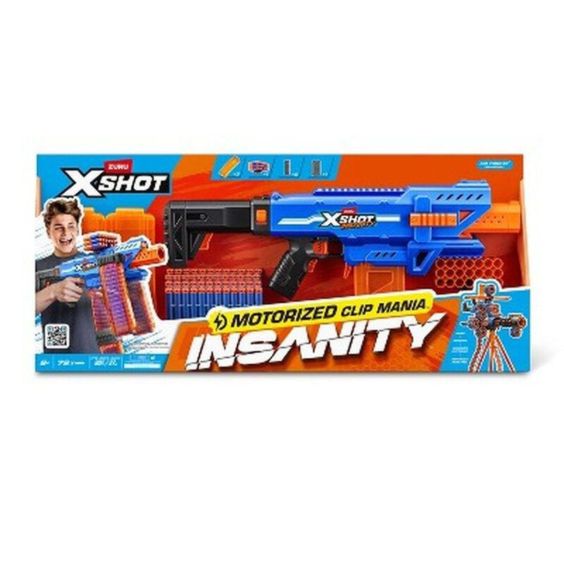 X-Shot Insanity Motorised Clip Blaster