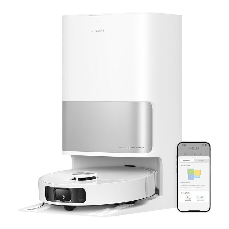 Dreame L10s Ultra Gen 2 With Rotary Mops- 10,000Pa Suction, Lidar Obstacle Avoidance, Mopextend Technology, Auto Mop Washing & Drying, Self-Emptying & Refilling