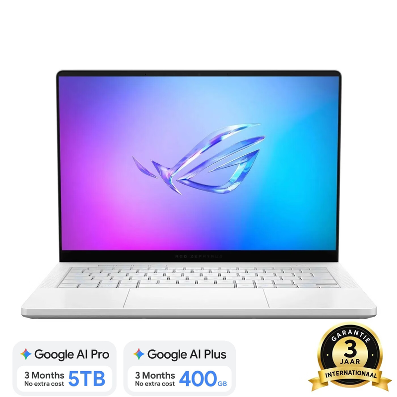 ASUS ROG Zephyrus G14 GA403UM-QS024W Gaming Laptop - AMD Ryzen 9 270 - 16 GB Werkgeheugen - 1 TB SSD - GeForce RTX 5060 8 GB - 14 inch 3K 120 Hz OLED-scherm