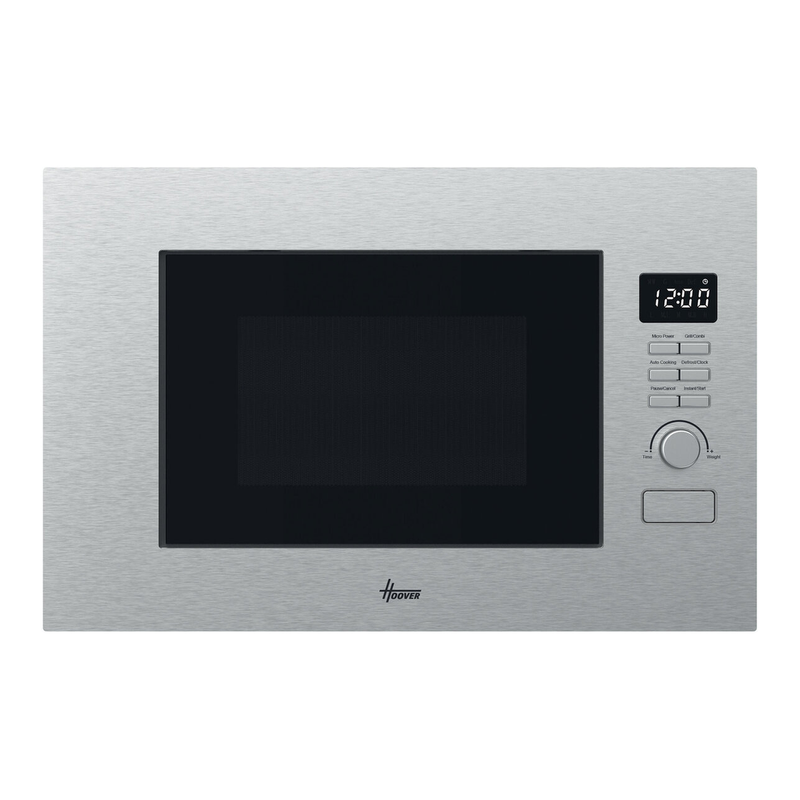 Hoover Built-in Microwave with 20L Capacity, Grill Function, and Stainless Steel Finish - HO38FL7NWBXUK H-Microwave 300