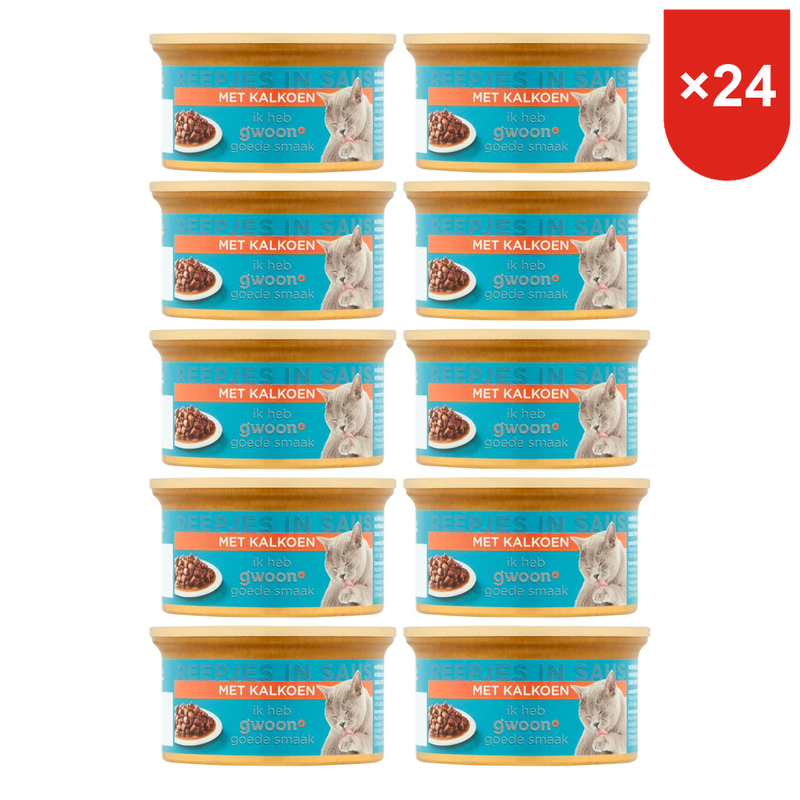 g'woon Lanières en sauce à la dinde 85 g * 24