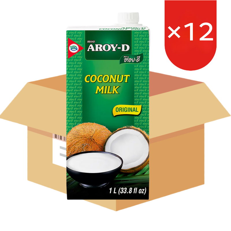 Aroy-D Kokosmelk Aroy-D Tetra 1L x 12