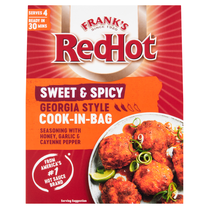 Frank's Sweet & Spicy Georgia Style Cook In Bag 25g