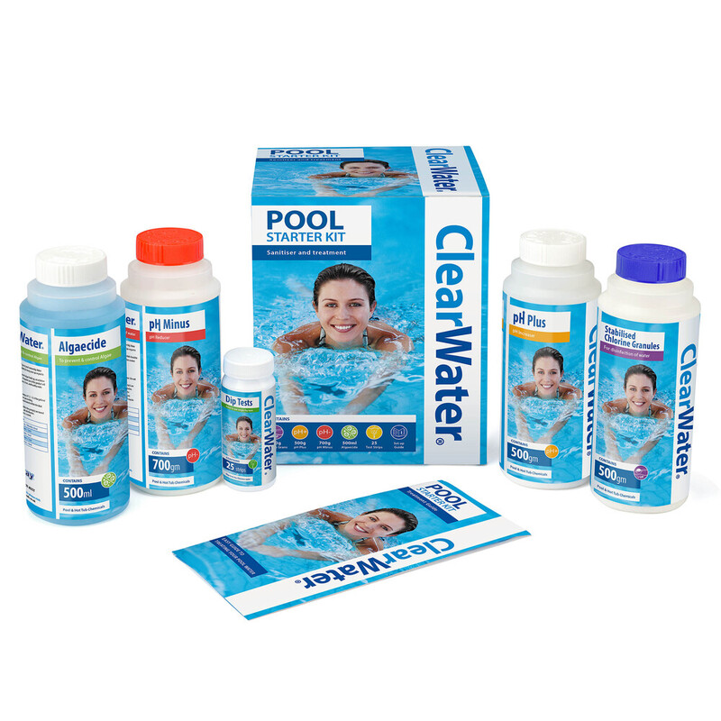 1/2 Size Pool Starter Kit - (UN3077 x 500g / UN1760 x 500g)
