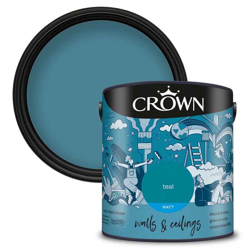 Matt Emulsion Teal 2.5L