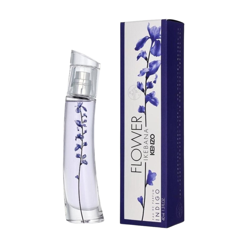 Kenzo Flower Ikebana Indigo Eau de Parfum Spray 40 ml – Langanhaltendes blumig-holziges Damenparfum für jeden Anlass