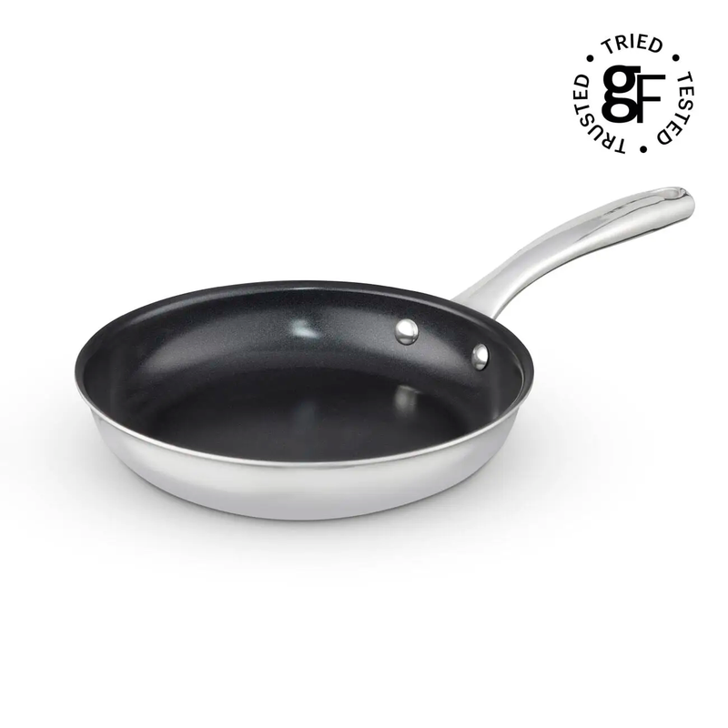 by Tower Tri-Ply 30cm Frying Pan, Induction Compatible, Stainless Steel