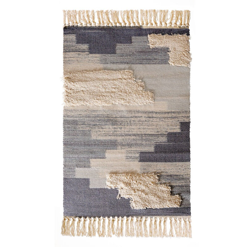 Ashler Cotton Area Rug Boho Rugs Woven Tassel Indoor Outdoor Carpet Shaggy Tufted Mac