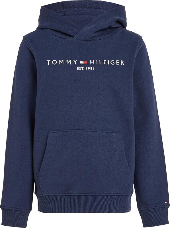 Tommy Hilfiger Sweat à capuche Essential Bleu marine Enfant 8 ans