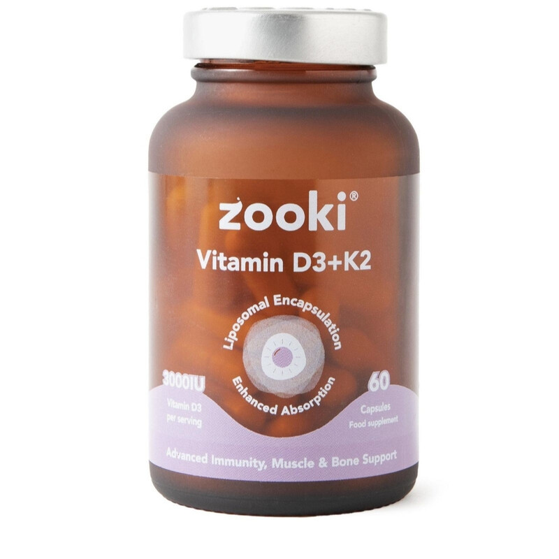 Liposomal Vitamin D3 and K2 3000 IU - 60 Capsules