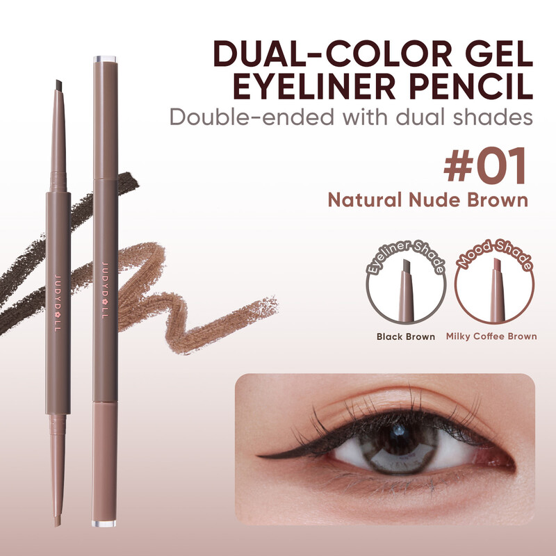 Judydoll Doppelfarbiger Gel-Eyeliner 01