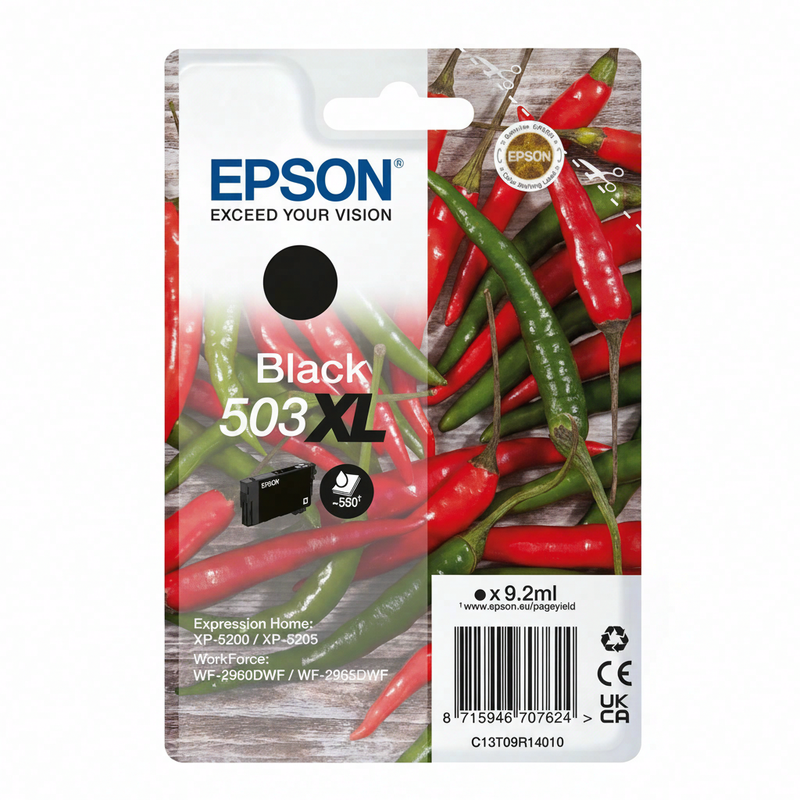 Epson 503XL originele inktcartridge - 1 stuk - hoge (XL) capaciteit - zwart
