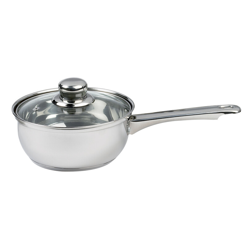 16Cm Essential Saucepan With Glass Lid