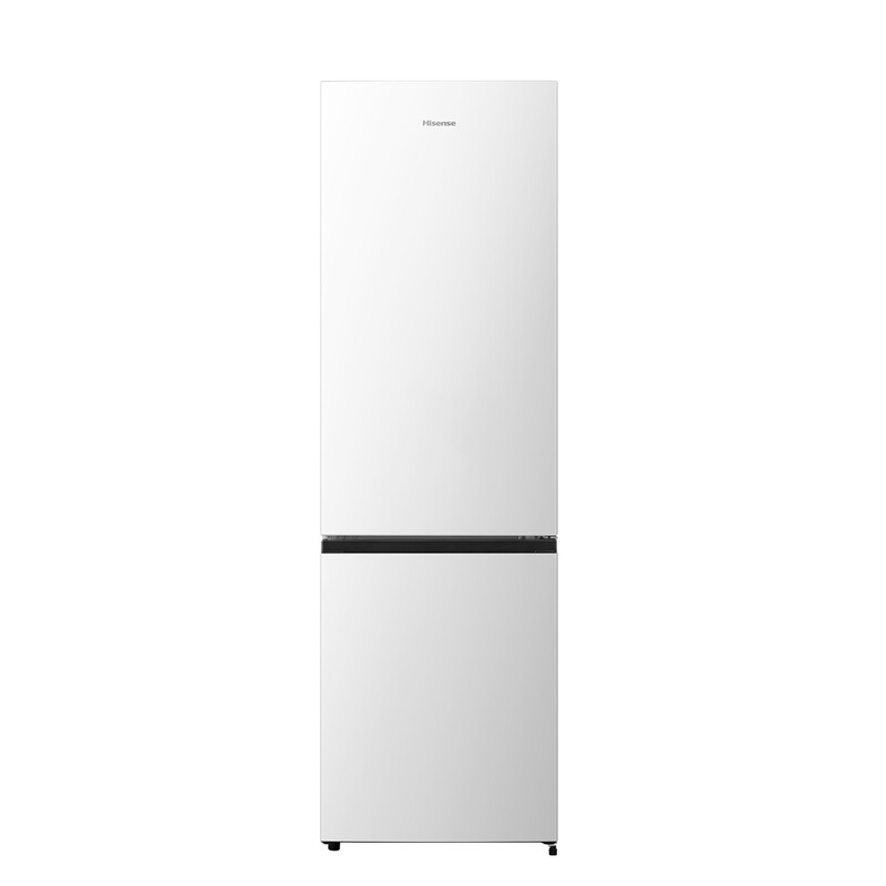 Hisense RB329N4AWE - koel-vriescombinatie - E-label - inhoud 255 liter - NoFrost - zilver