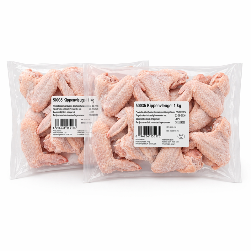 Diepvries Kippenvleugels – 2 x 1 kg