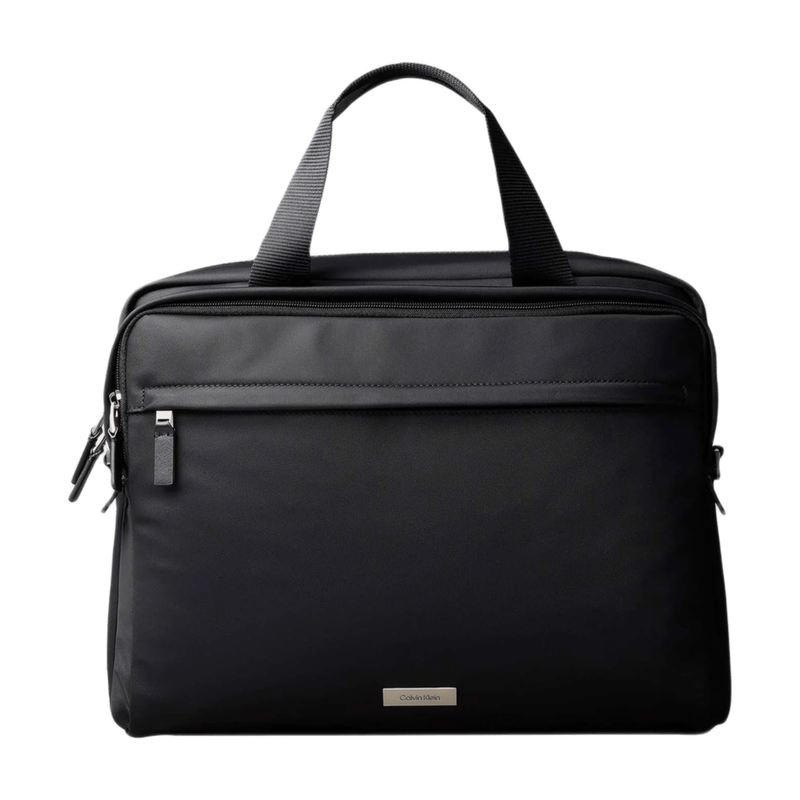 Calvin Klein Water-Repellent Commuter Laptop Bag - Black