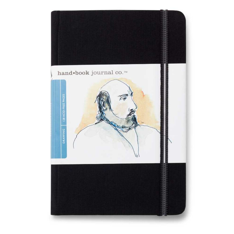Drawing Journal 140GSM 5.5 x 8.25 Portrait Ivory Black