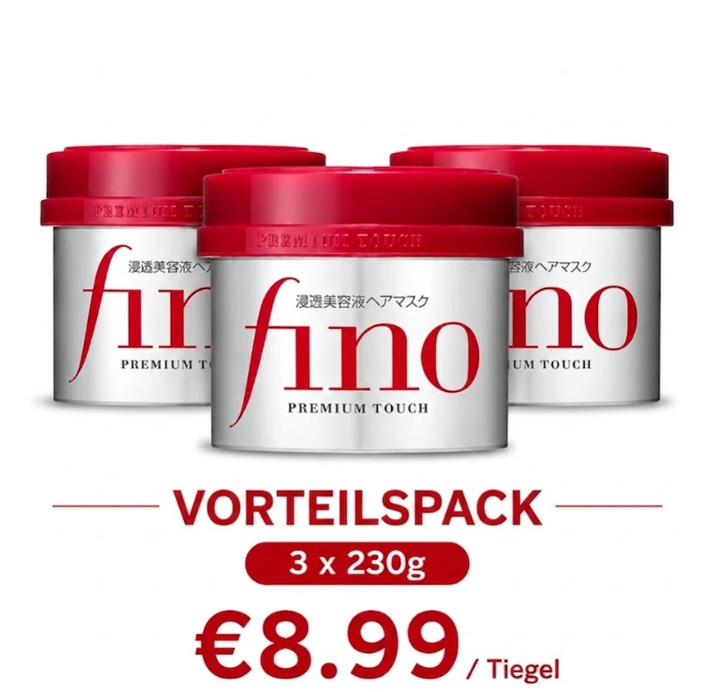 fino Premium Touch Haarmaske 230 g × 3er-Pack