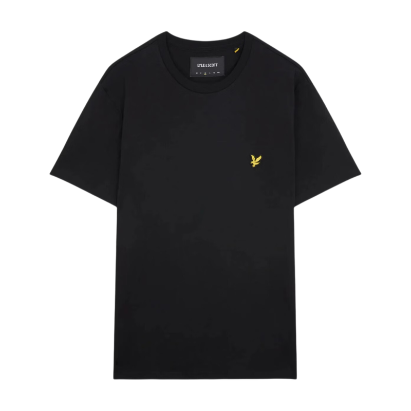 Men's Cotton Crew Neck T-Shirt - Jet Black