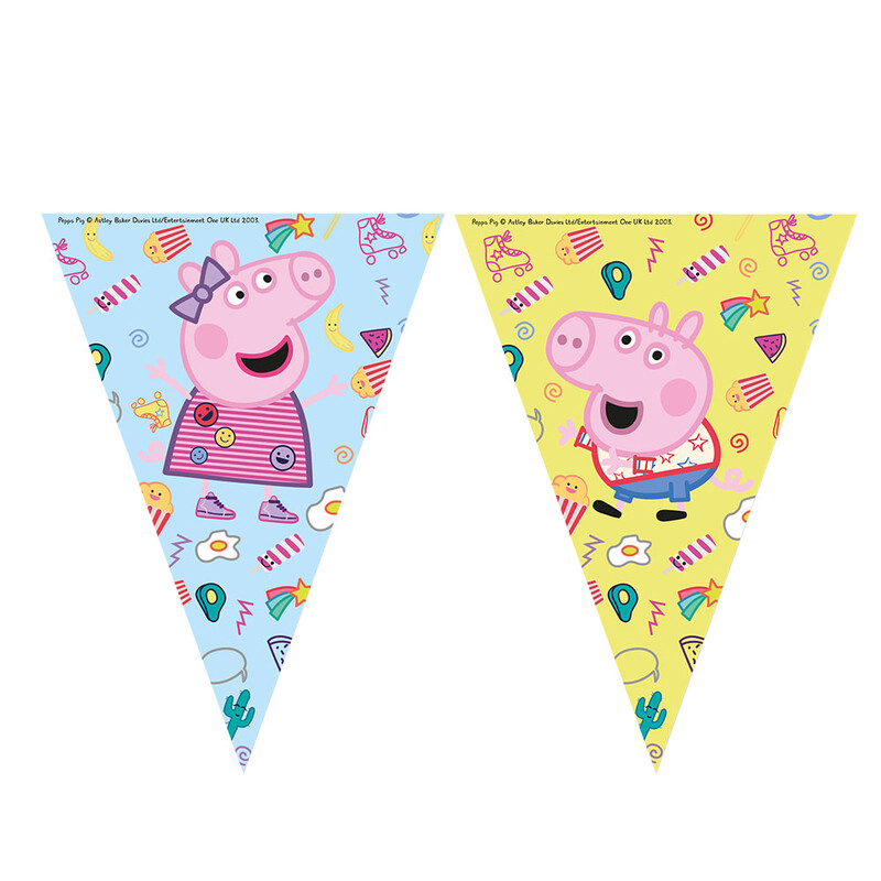 Peppa Pig Triangle Flag Bunting