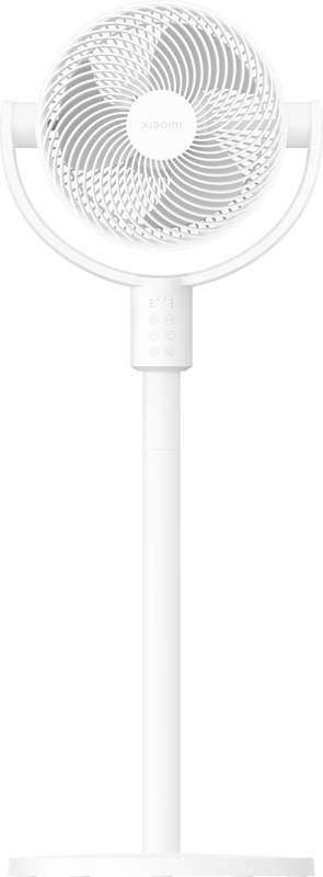 Xiaomi slimme staande luchtcirculatiefan, DC-inverter motor & app-bediening, 3D automatische oscillatie, 2 standen & 100 snelheden, 1440 m³/h luchtstroom, 13 m bereik, 28 dB stille slaapstand, in hoogte verstelbaar