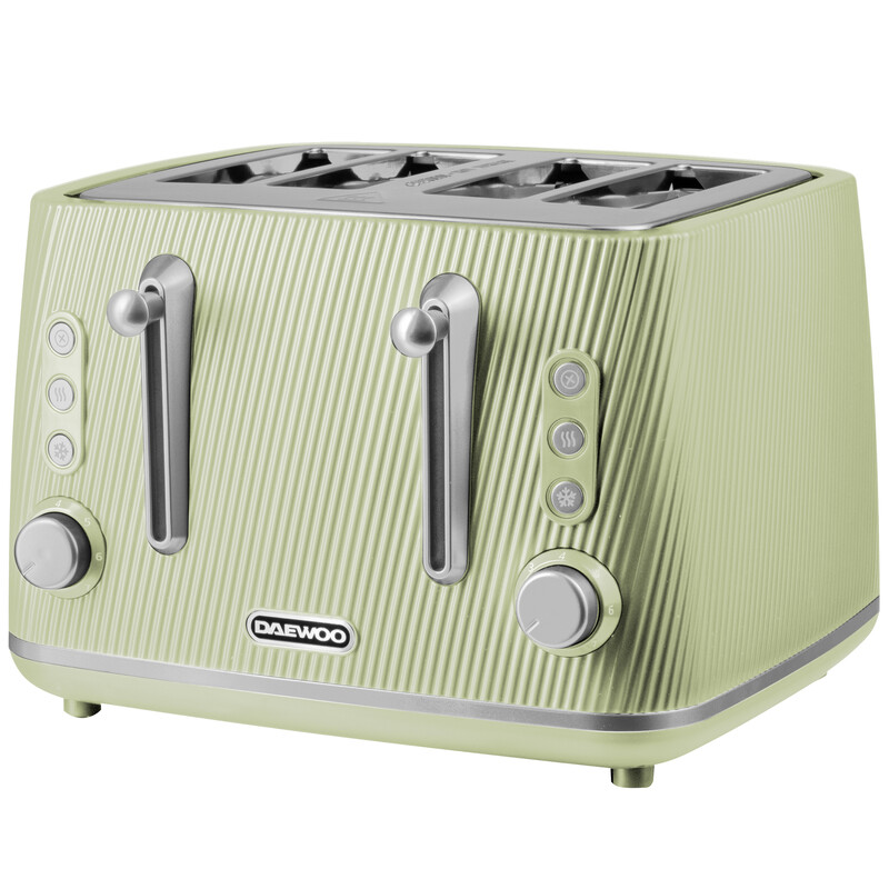Cascade 4 Slice Toaster, Textured, Wide Slots, Sage Green - SDA2780GE