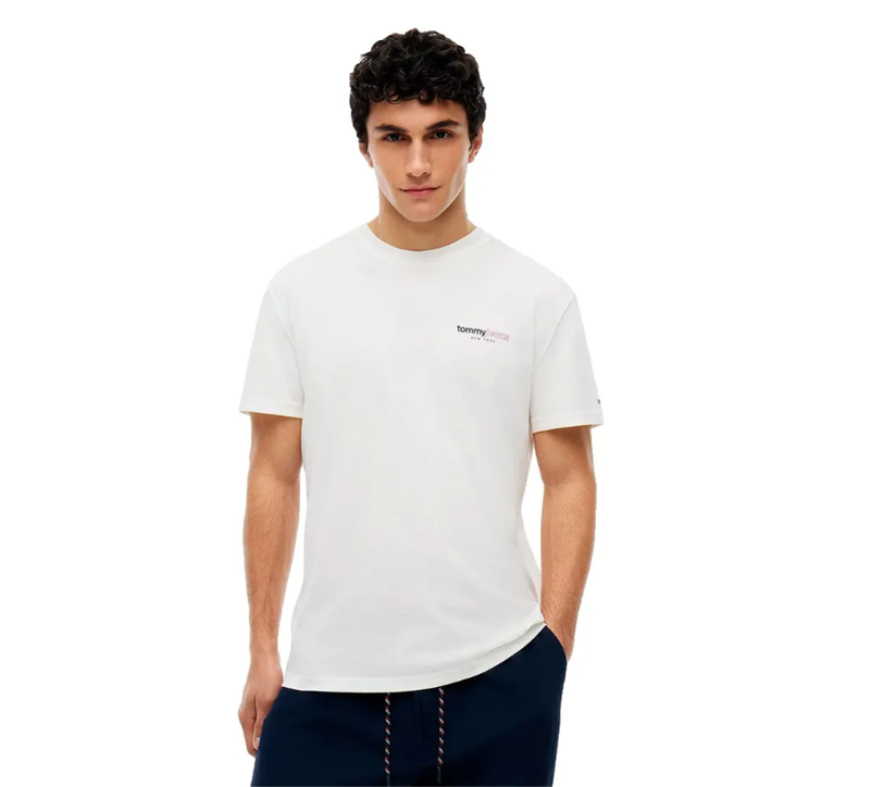 Tommy Hilfiger Jeans Short Sleeve T-Shirt - Ancient White