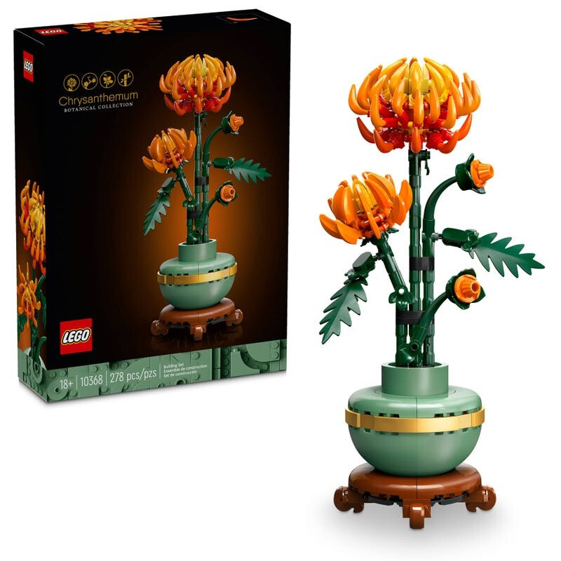 Set LEGO Collection Botanique 10368 Chrysanthème Pour Adultes