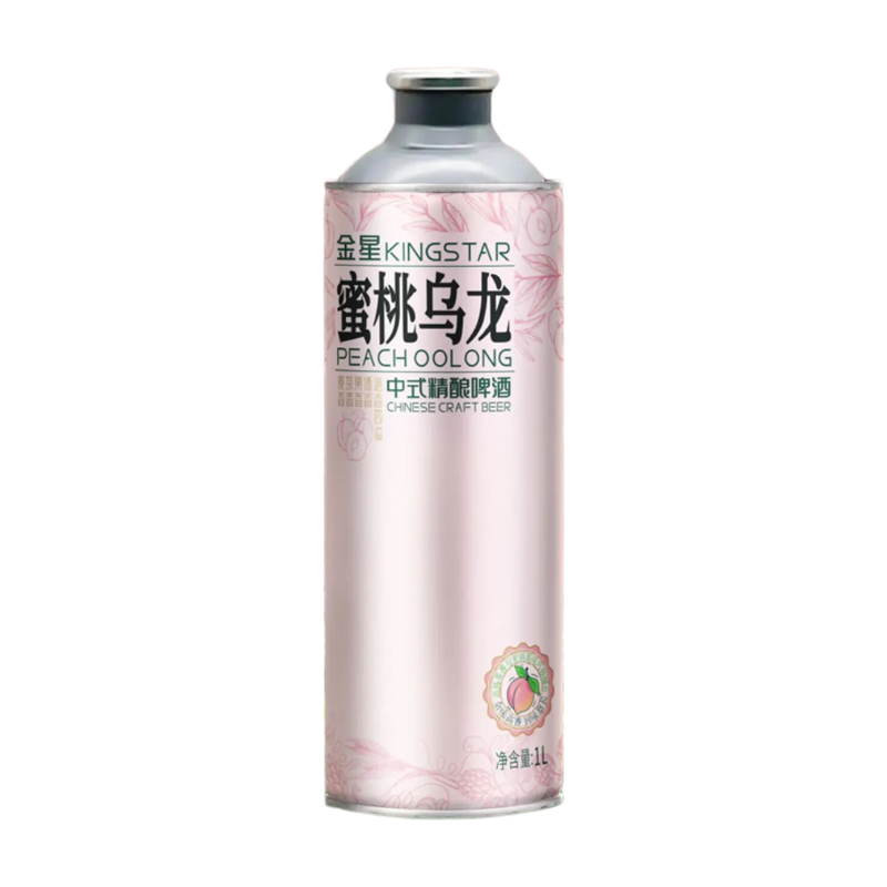 Kingstar Peach Oolong Chinese Craft Beer 1L
