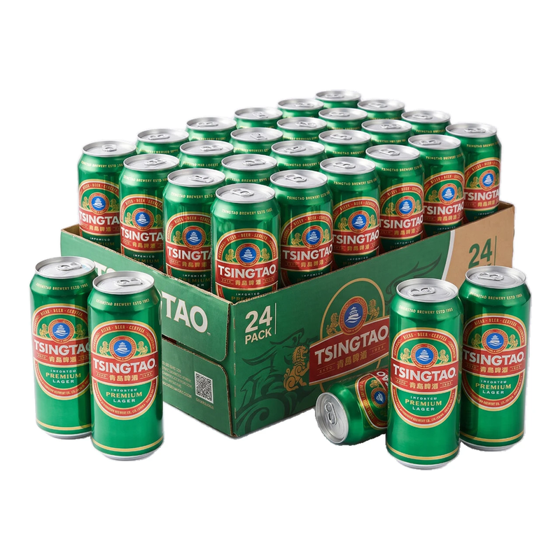 Tsingtao Bier 4,7 % Alkoholgehalt Dose 330 ml * 24