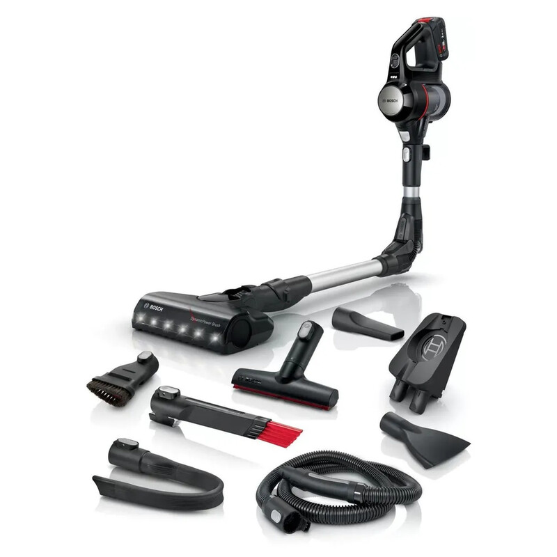 Bosch BCS711EXT Unlimited 7 Akku-Staubsauger Schwarz | Automatischer Saugroboter für gründliche Reinigung mit langer Laufzeit