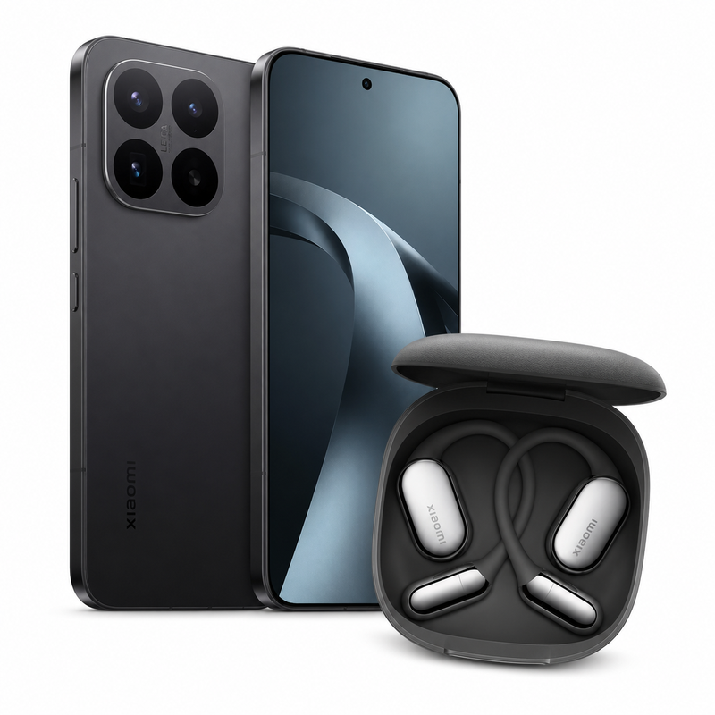 Xiaomi 17T Pro 12 GB RAM 512 GB Schwarz Smartphone + Xiaomi OpenWear Stereo Pro Graphit Schwarz Bundle eSIM, Dual SIM, NFC