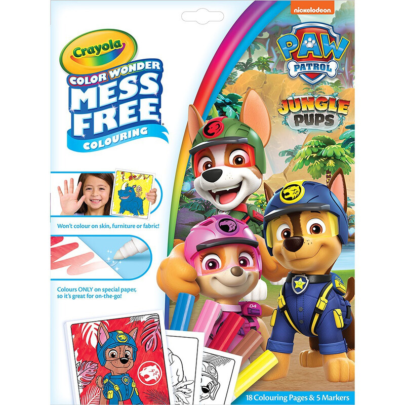 Paw Patrol Jungle Pups Colour Wonder