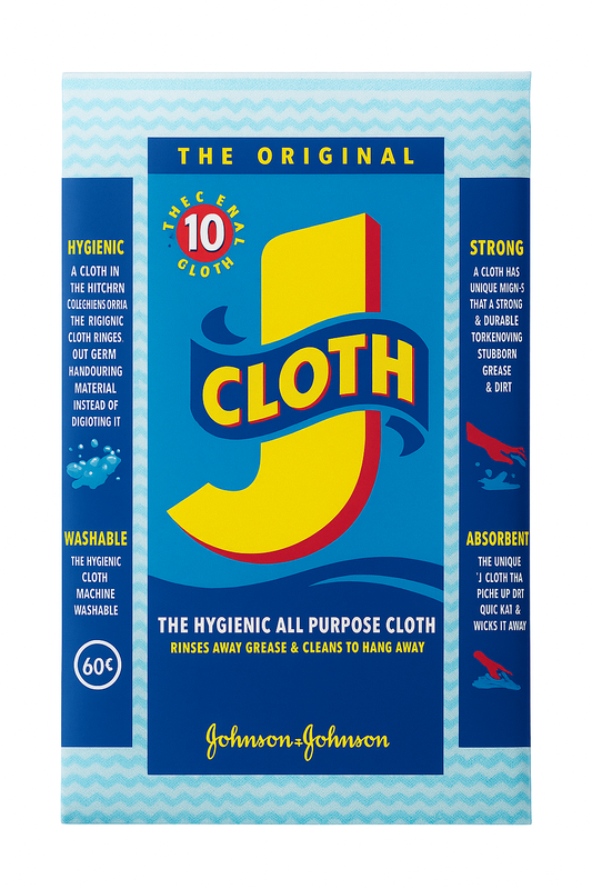 J-Cloth J Cloth Mixed, 10 Per Pack