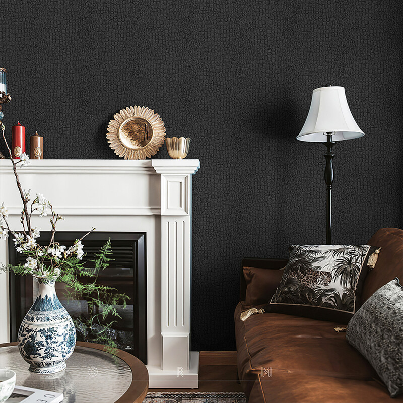 Peel and Stick Crocodile Pattern Wallpaper 44x305cm 1 Roll