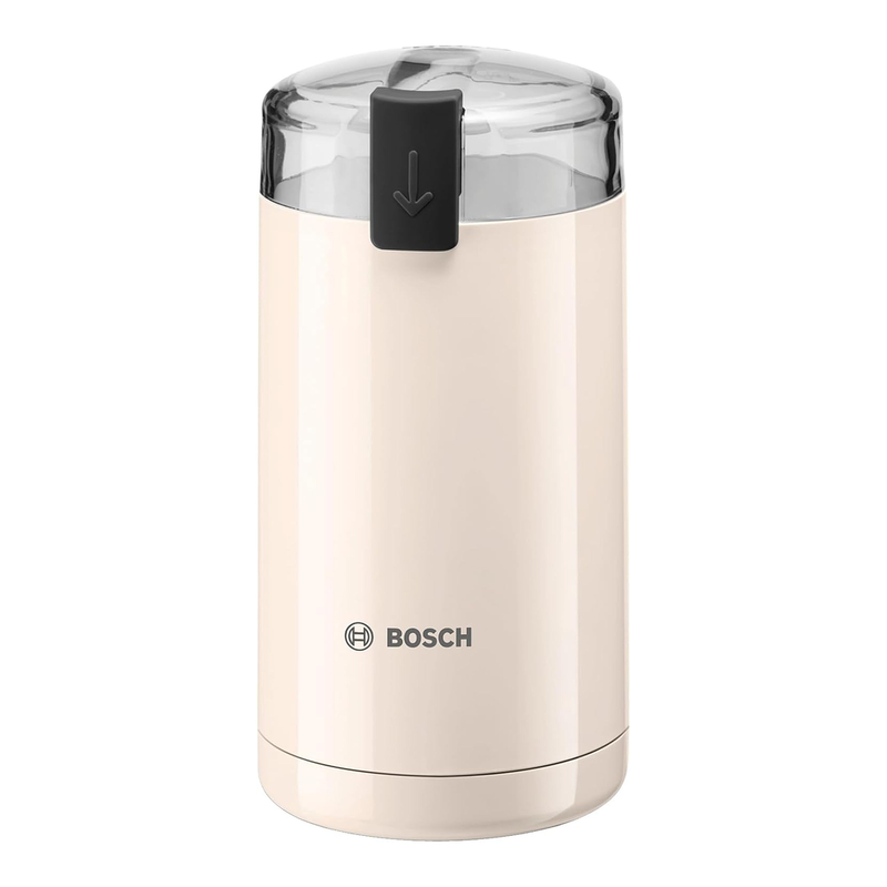 Bosch Elektrische Kaffeemühle mit 180 W Leistung TSM6A017C, Creme